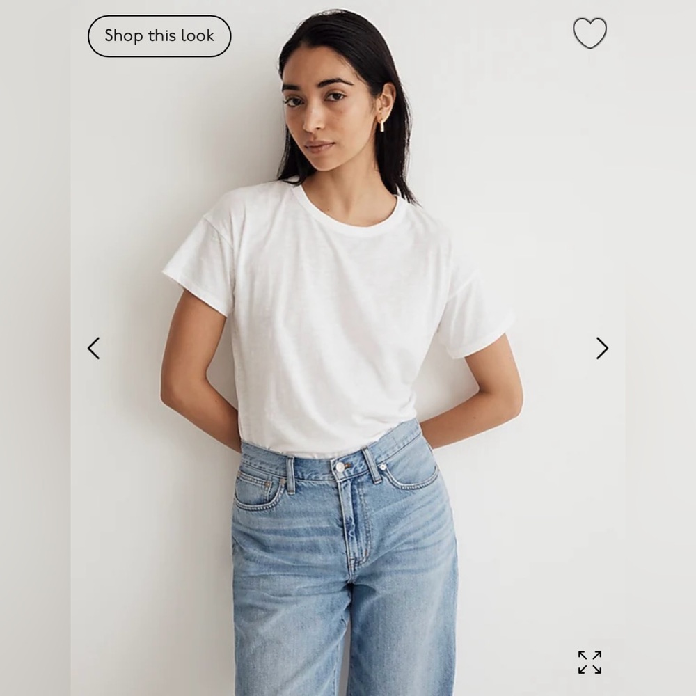 Bundle: Madewell whisper crewneck T-shirt x2